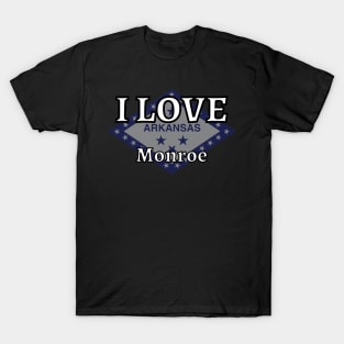 I LOVE Monroe | Arkensas County T-Shirt